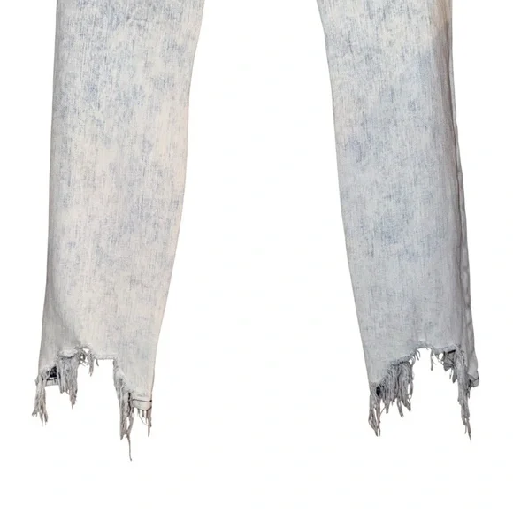 L'AGENCE High Line Skinny Jeans Calypso Distressed Destructed Acid Wash Size 25 - Picture 11 of 16